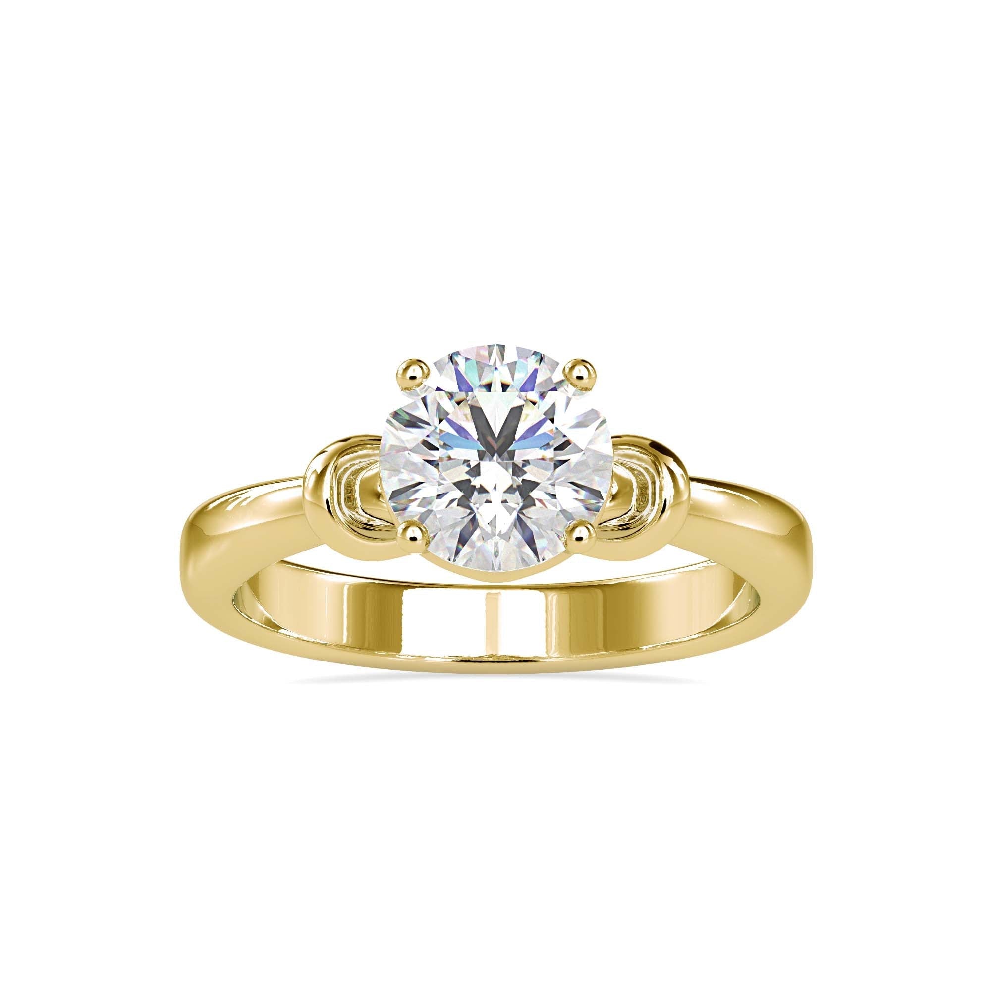 Indefinite 1.20ct Solitaire Round Lab Diamond Engagement Ring